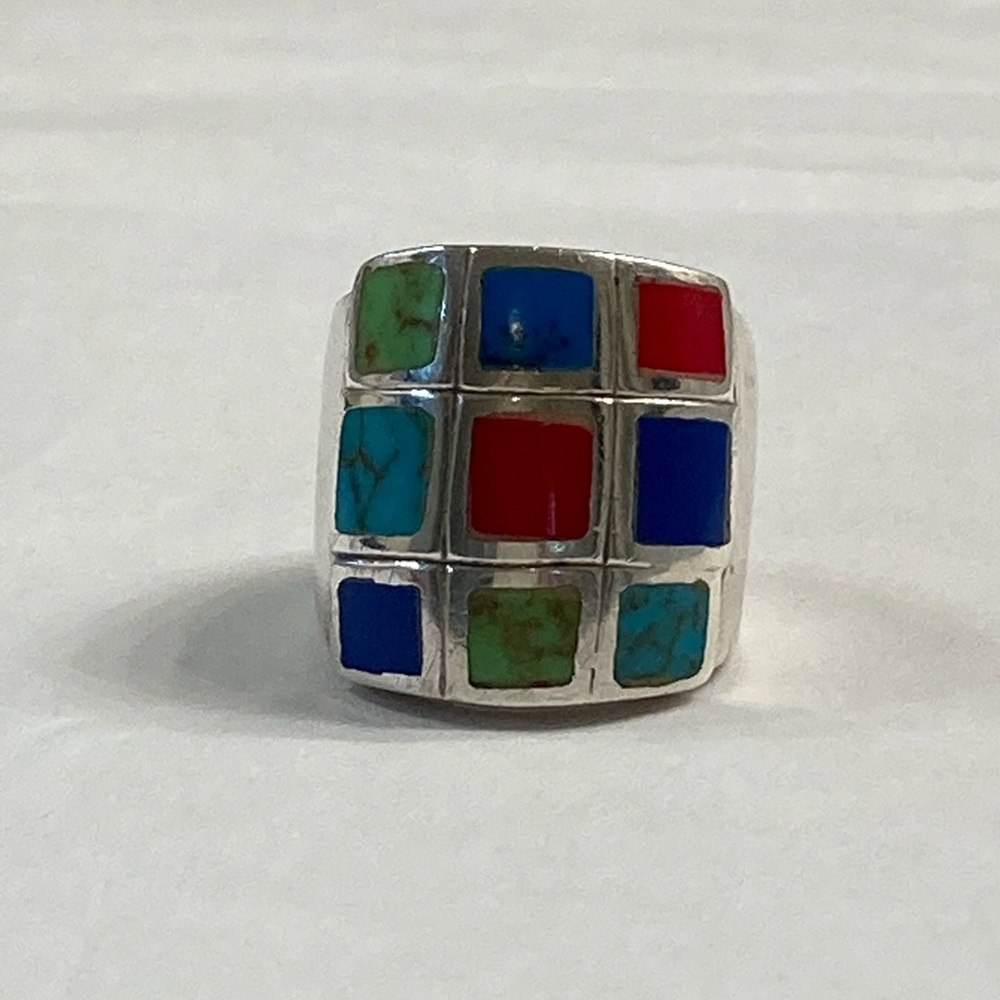 Sterling Silver Multi-stone Ring